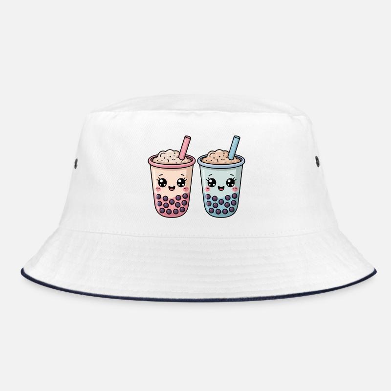 Kawaii Boba Tea Bubble Tea Bucket Hat