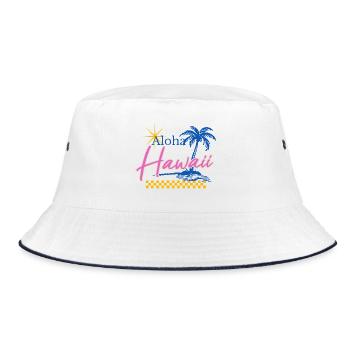 Aloha - Hawaï - États-Unis - États-Unis d’Amérique - Bob - blanc/marine - Devant