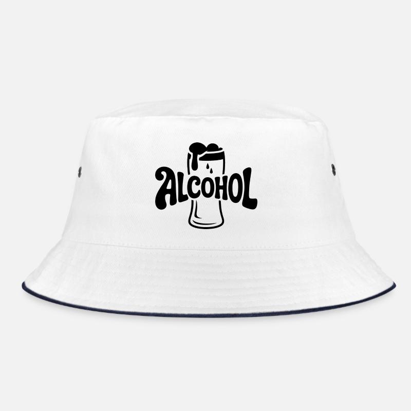 Alkohol - Cool Drinking Logo Bucket Hat