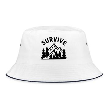 Survive - Nature - Bob - blanc/marine - Devant