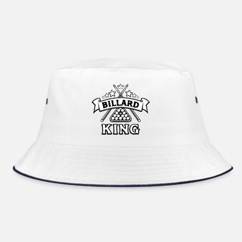Eight Ball Billiards King - Billiard Player Gift Bucket Hat