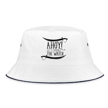 Pirate-Themed Design Featuring Swords and a Nautic - Bob - blanc/marine - Devant