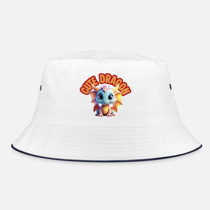 Dragon mignon - Bob - blanc/marine