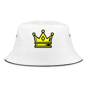 Symbole de la couronne - Bob - blanc/marine - Devant