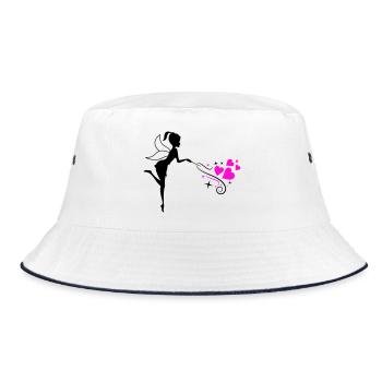 Fairy Elf Spell - Bucket Hat - white/navy - Front