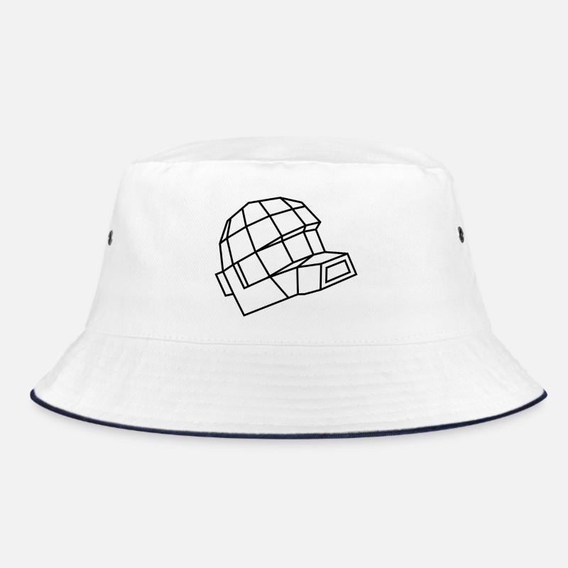 Daft Helm – Electro, Dance & Robot Style Bucket Hat