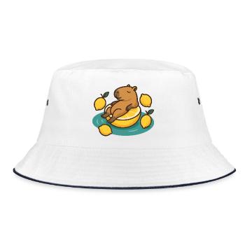 Chilling Capybara sur Lemon Cartoon - Bob - blanc/marine - Devant