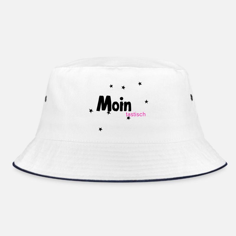 MOINtastic Neon Pink Lettering Bucket Hat