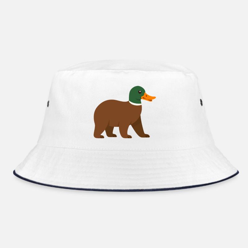 The bear duck - it has a beak! Bucket Hat