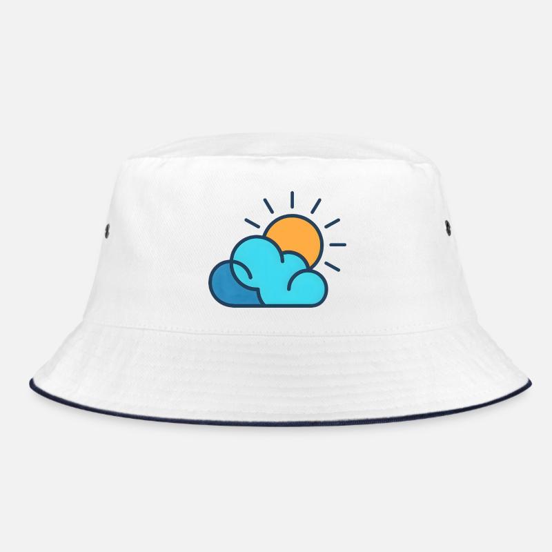 Sun over clouds Bucket Hat