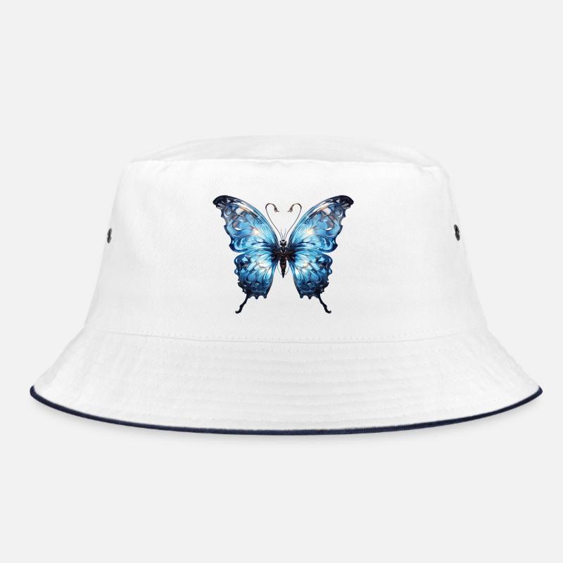 Papillon bleu - Design d’insecte brillant Bob