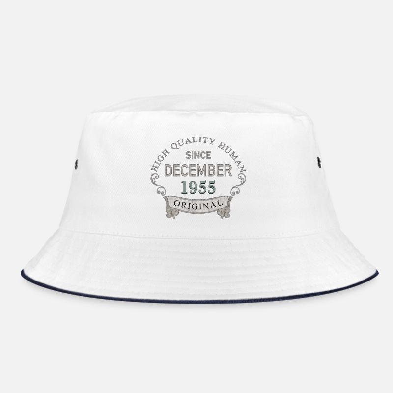 Since_December_1955 - Bucket Hat - white/navy