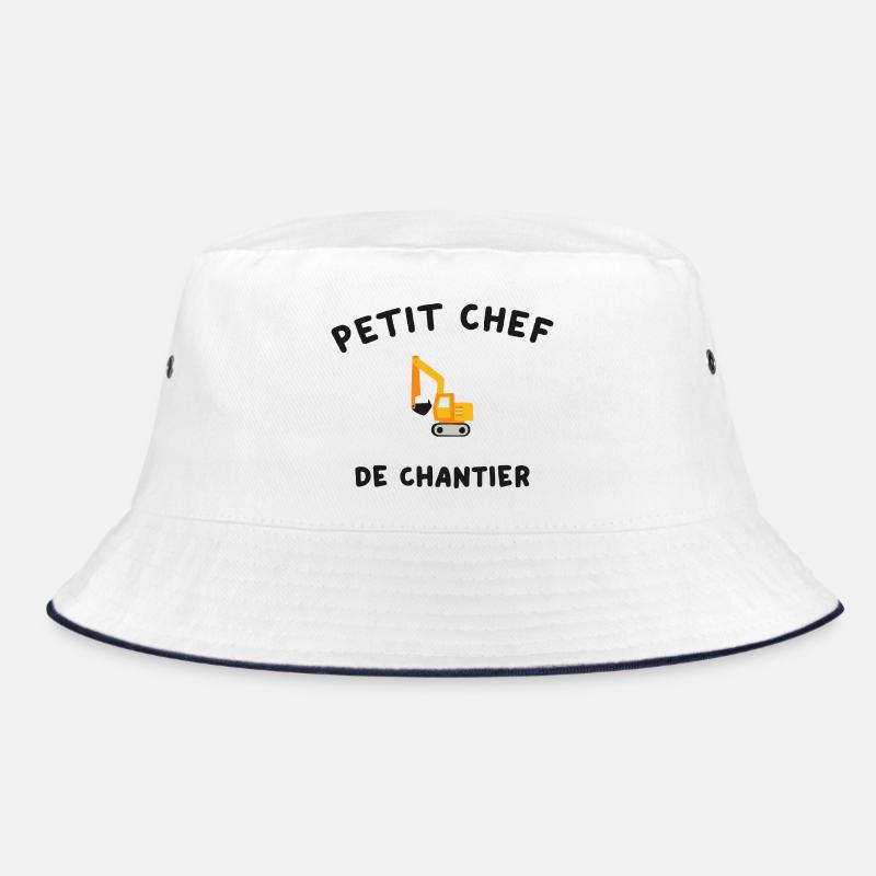 Small Construction Machinery Site Manager Bucket Hat