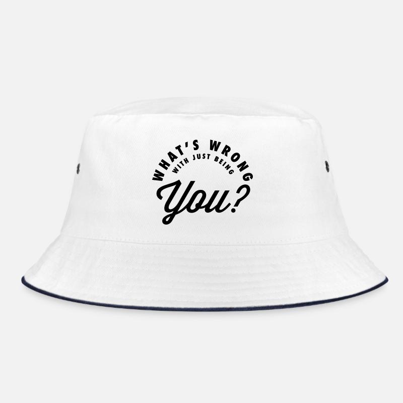Was ist falsch daran, du selbst zu sein – Selbstliebe-Skript Bucket Hat