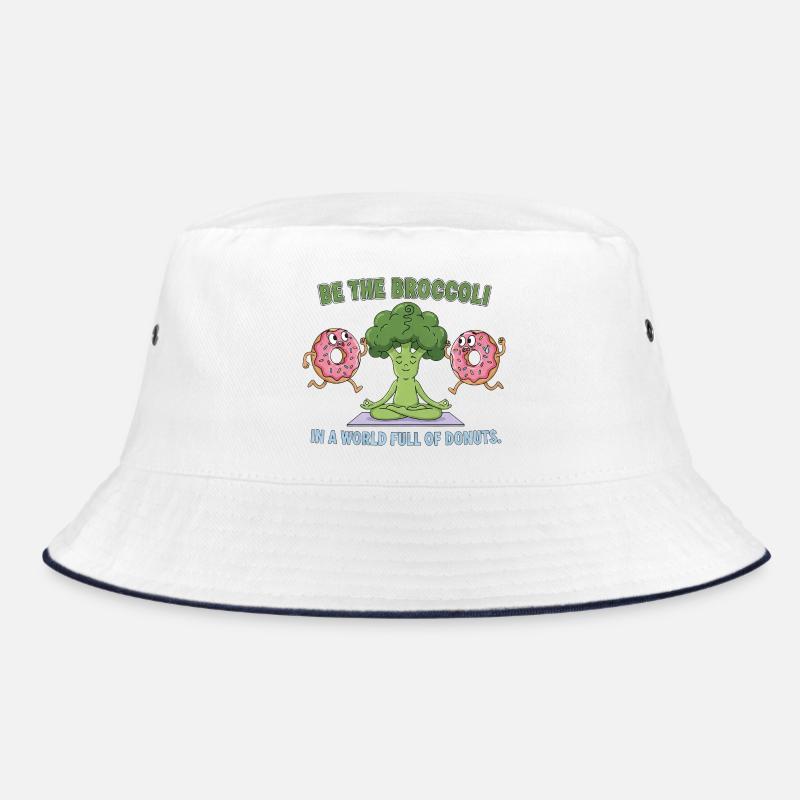 Sei der Brokkoli in einer Welt voller Donuts Bucket Hat