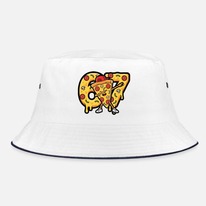 Pizza Dabbing 67 Slice Hugger Bucket Hat
