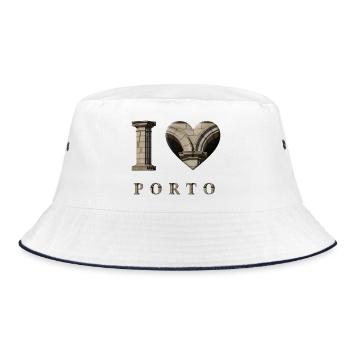 J’aime Porto – Design de Ville Architecturale - Bob - blanc/marine - Devant