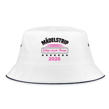 Girls' Trip 2026 Girls' Trip Girls' Tour Girls' Trip - Bucket Hat - white/navy - Front