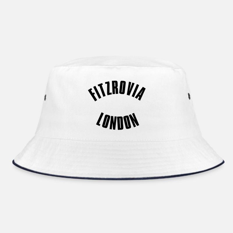 Fitzrovia London in einem Bogen Bucket Hat