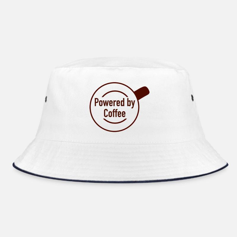 Powered by Coffee  Bucket Hat