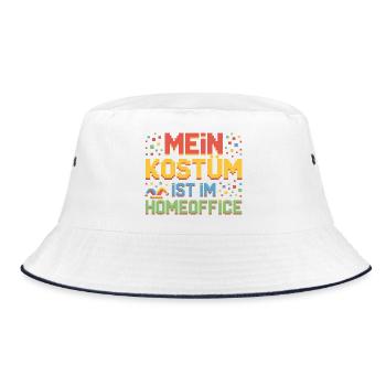 Le costume se trouve dans le bureau du carnaval du bureau principal - Bob - blanc/marine - Devant