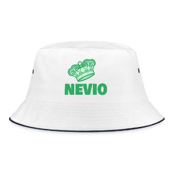 Nevio comme prénom - Bob - blanc/marine - Devant
