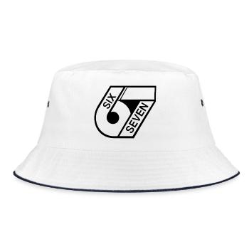 67 Six Seven - Bucket Hat - Weiß/Navy - Vorne