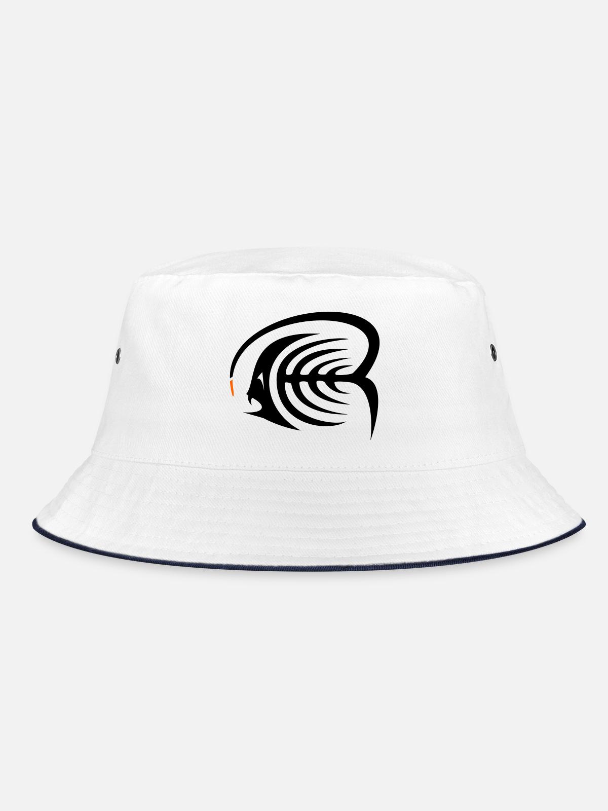 Frogfish - Bucket Hat - white/navy - Front