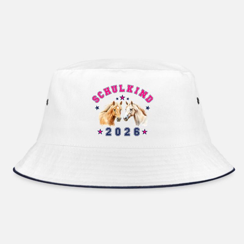 Schulkind 2026 Einschulung Pferde Pferd Bucket Hat