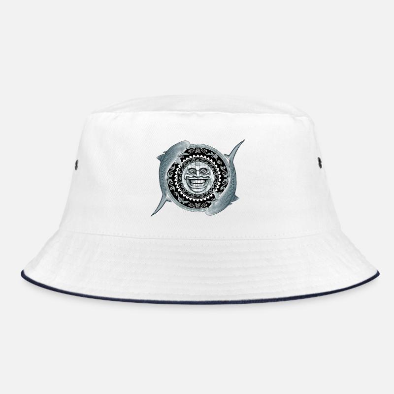 Tiger Shark Tiki Bucket Hat
