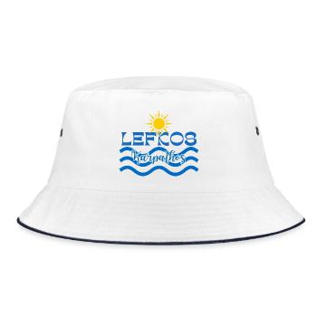 Logo des Vagues de Soleil de Lefkos Karpathos - Bob - blanc/marine - Devant