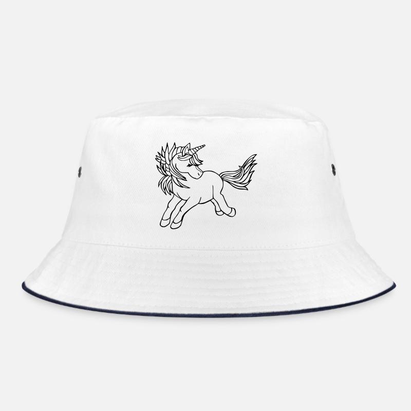 Licorne Einhorn - Bob - blanc/marine