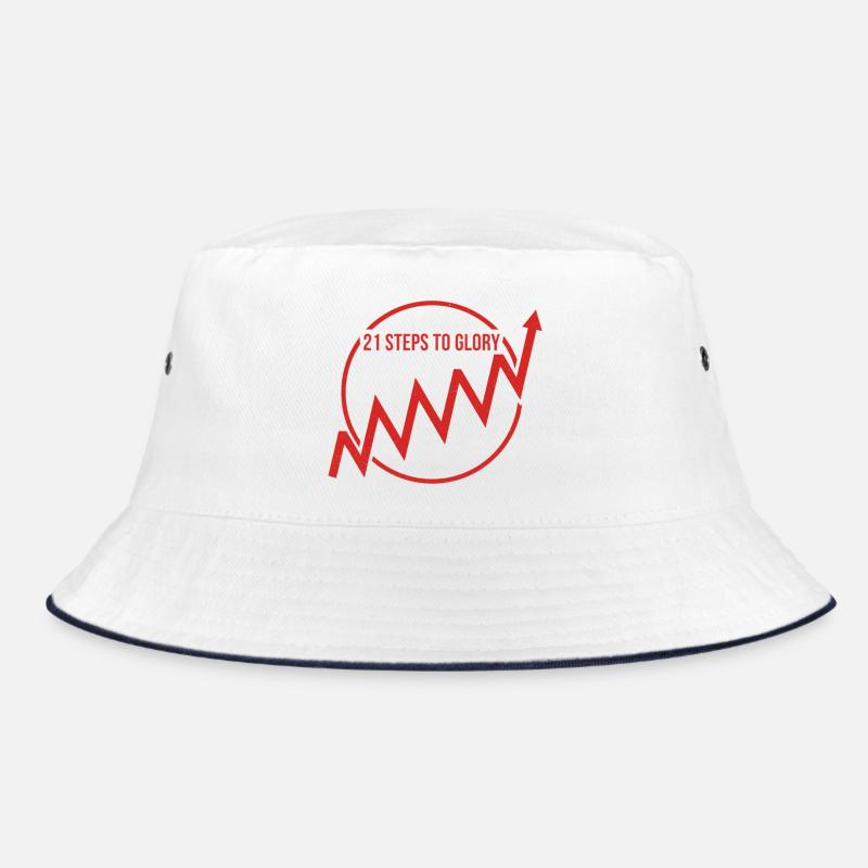 Alpe d'Huez 21 Haarnadeln Radkunst Bucket Hat
