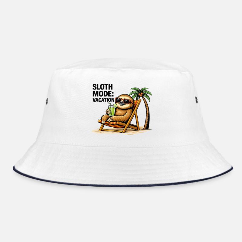 Sloth Mode Vacation Bucket Hat