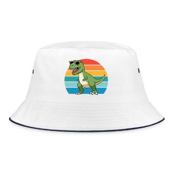 Trex Tyrannosaurus Rex T-Rex Dino Dinosaure - Bob - blanc/marine - Devant