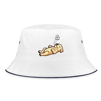Labrador Labrador owner Labrador lover - Bucket Hat - white/navy - Front