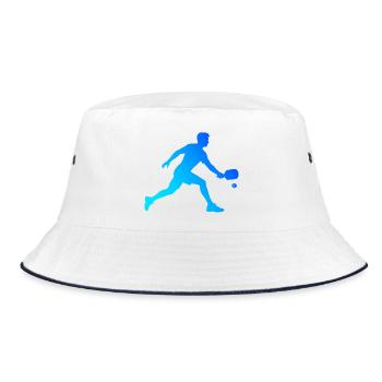 Pickleball Community for Pickleball Community Fans - Bucket Hat - white/navy - Front
