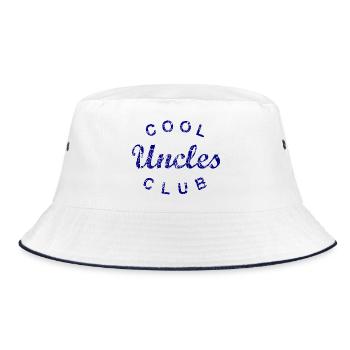 Cool Uncles Club Uncle Father's Day Gift - Bucket Hat - white/navy - Front