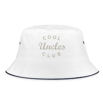 Cool Uncles Club Uncle Father's Day Gift - Bucket Hat - white/navy - Front