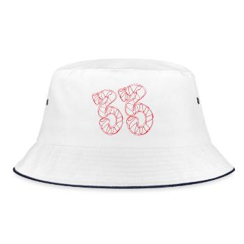 33rd Birthday - Bucket Hat - white/navy - Front