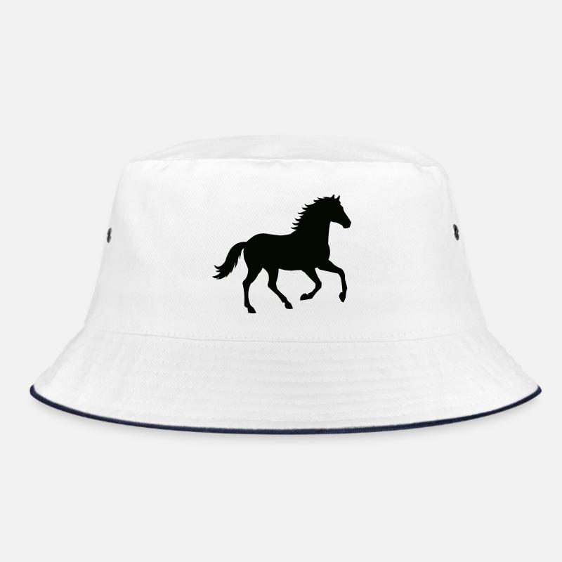 Silhouette de cheval au galop Bob