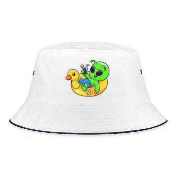Alien Chill sur Pool Float - Bob - blanc/marine - Devant