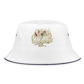 Vocalist Every Note Tells My Story Choir Singer - Bucket Hat - Weiß/Navy - Vorne