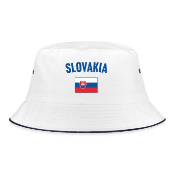 Drapeau de la Slovaquie - Bob - blanc/marine - Devant