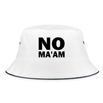 no ma'am - Bob - blanc/marine - Devant