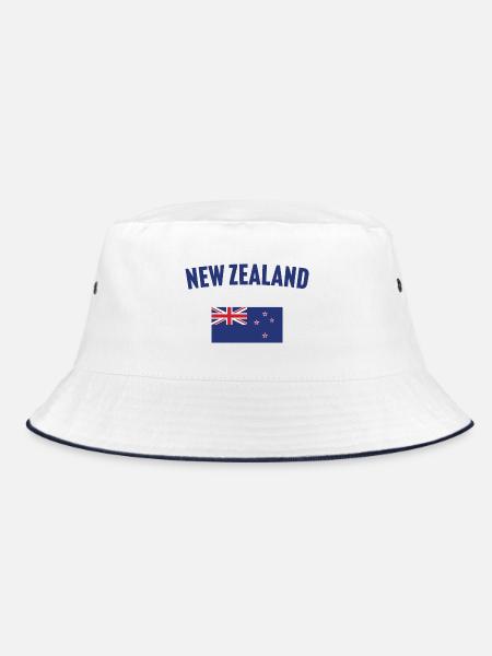 Drapeau de la Nouvelle-Zélande - Bob - blanc/marine - Devant