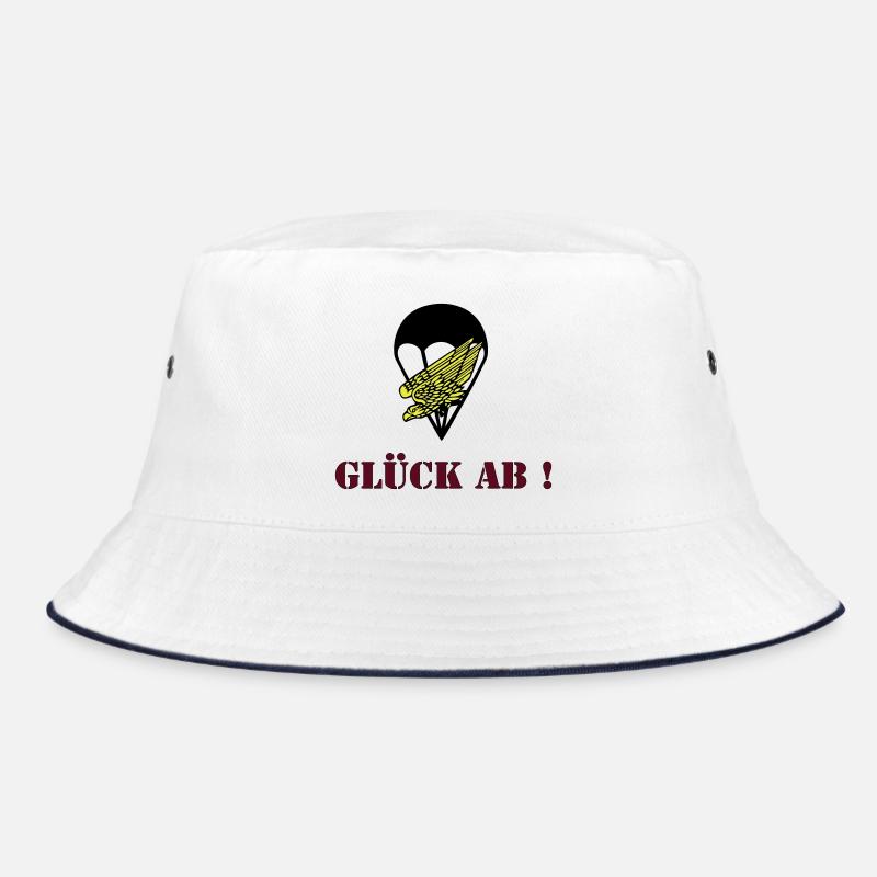 Glück ab Fallschirmjäger Bucket Hat