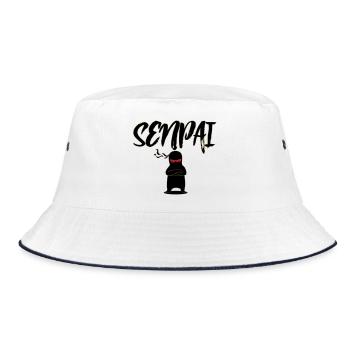 senpai - Bob - blanc/marine - Devant