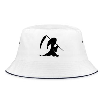 Grim Reaper - Bucket Hat - white/navy - Front