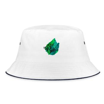 Idée de cadeau de végétarien végétarien - Bob - blanc/marine - Devant
